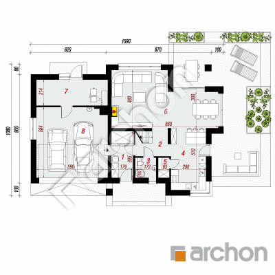 Dom w orliczkach (G2A)