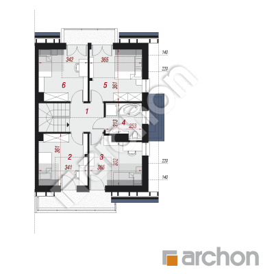 Dom w klematisach 8 (B)