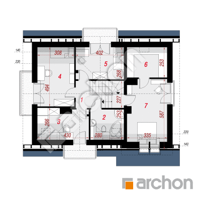 Dom w rododendronach 15 (N)