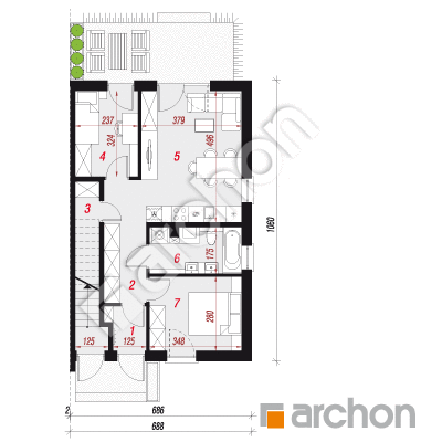 Dom w bratkach 14 (R2B)