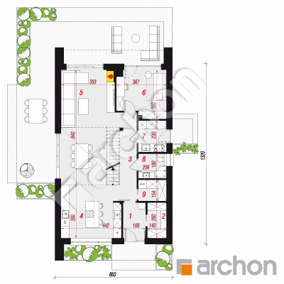 Dom w jaskrzynach (E)