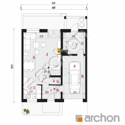 Dom w cyklamenach 3 (S)