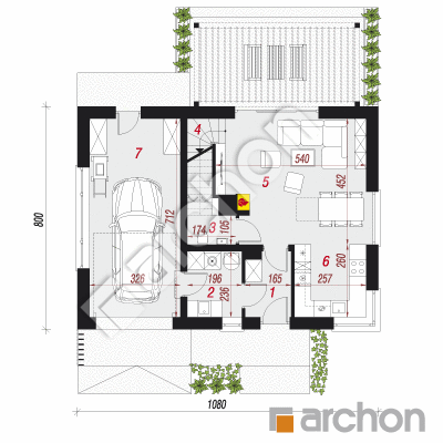 Dom w borówkach (GN)