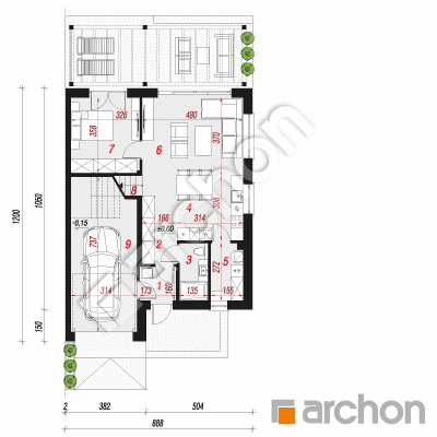 Dom w narcyzach 7 (B)