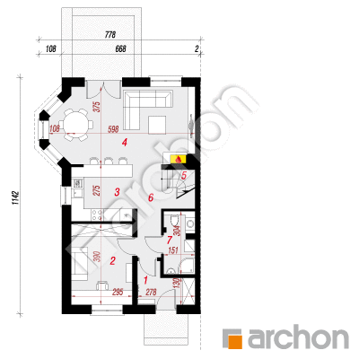 Dom w ostróżkach 5 (B)