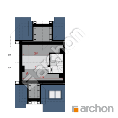 Dom w ostróżkach 5 (B)
