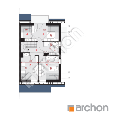 Dom w klematisach 7 (B)