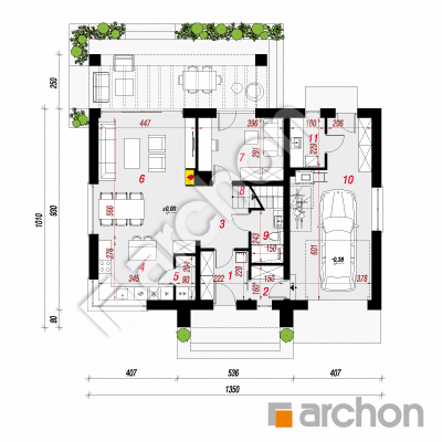 Dom w balsamowcach 10