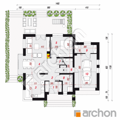 Dom w rododendronach 27