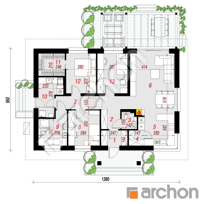 Dom w leszczynowcach 6 (E) OZE