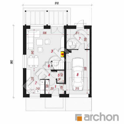 Dom w cyklamenach 5 (B)