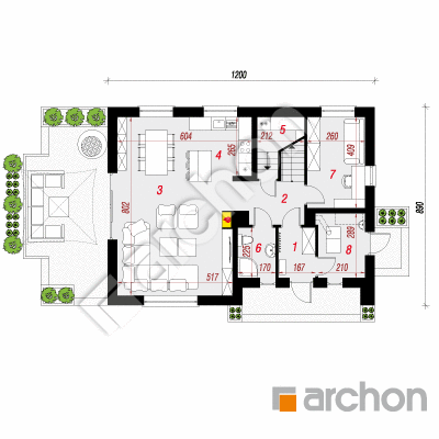 Dom w śnieguliczkach