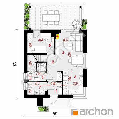 Dom w rododendronach 28