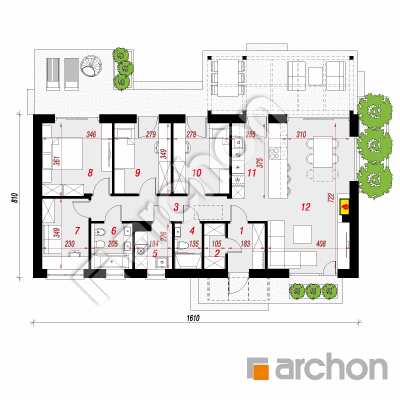 Dom w kosaćcach 6 (N)