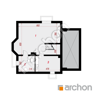 Dom w rododendronach 5 (P)