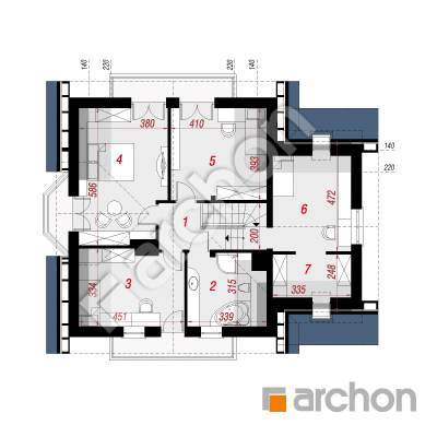 Dom w rododendronach 5 (P)