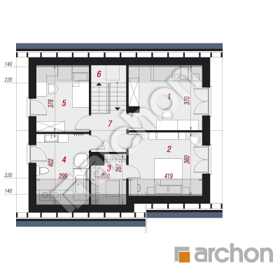 Dom w zielistkach (A)