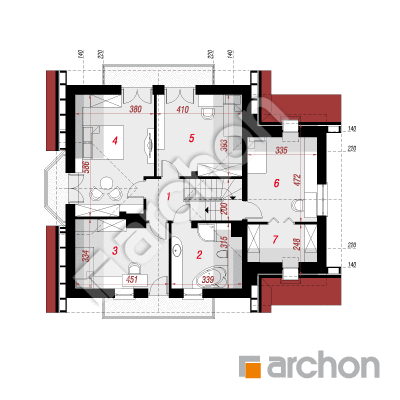 Dom w rododendronach 5