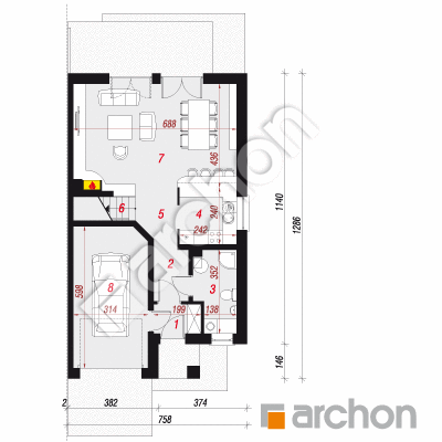Dom w klematisach 12 (BT)