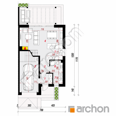 Dom w narcyzach 8 (B)