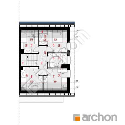 Dom w narcyzach 8 (B)