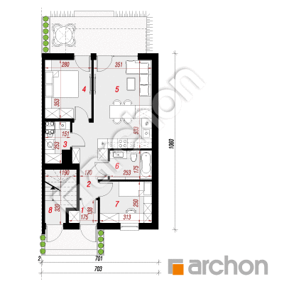 Dom w bratkach 19 (R2BE)