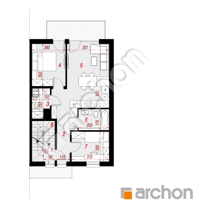 Dom w bratkach 19 (R2BE)