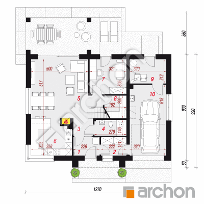 Dom w balsamowcach 7