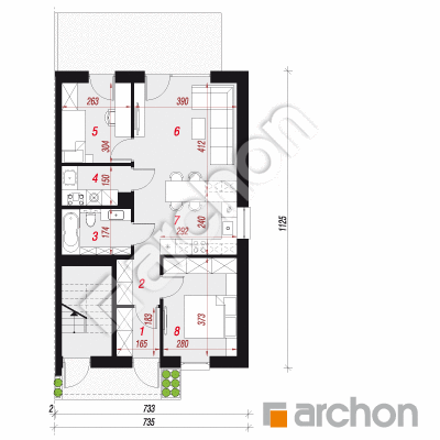 Dom w bratkach 25 (R2BE)