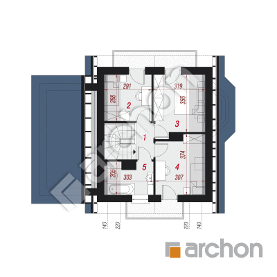 Dom w winogronach (G)