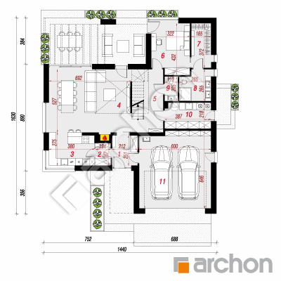 Dom w przebiśniegach 11 (G2)