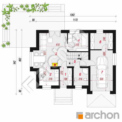 Dom w rododendronach 15 (PN)
