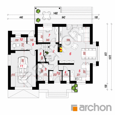 Dom w tamaryszkach 10 (N)