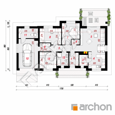 Dom w kostrzewach (G)