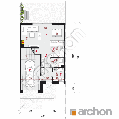 Dom w klematisach 20 (SA)