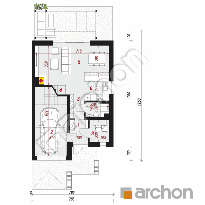 Dom w klematisach 22 (B)