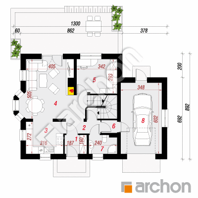 Dom w rododendronach 2 (P)