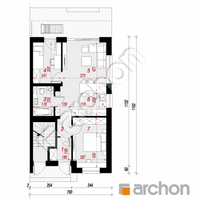 Dom w bratkach 6 (R2BE)