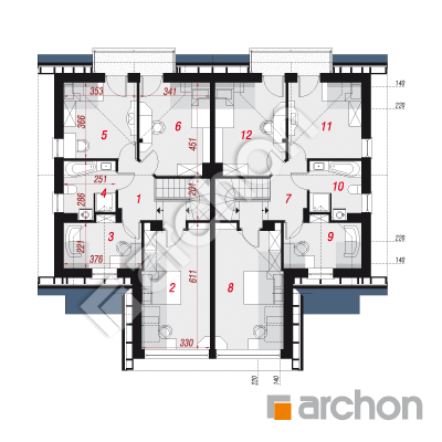 Dom w klematisach 11