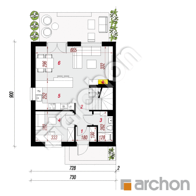Dom w arkadiach 4 (B)
