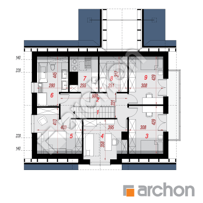 Dom w aurorach 18 (G)