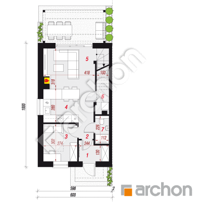 Dom w tunbergiach 7 (B)
