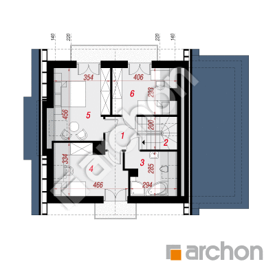 Dom w rododendronach 4 (NT)