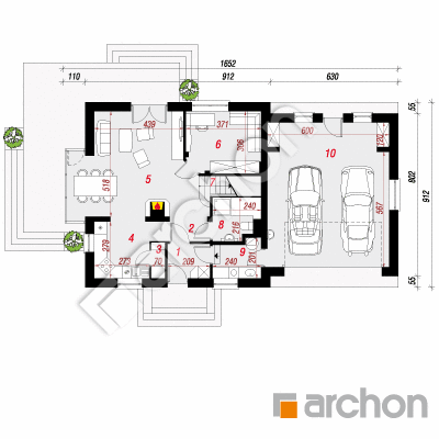 Dom w rododendronach 6 (G2N)