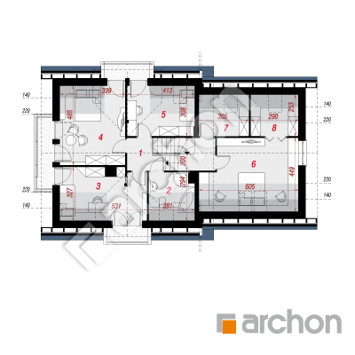 Dom w rododendronach 6 (G2N)