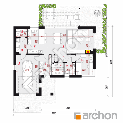 Dom w kręczynkach (GE)