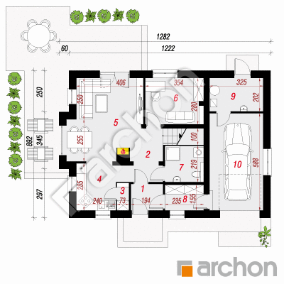 Dom w rododendronach 4 (N)