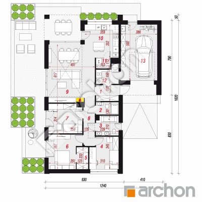 Dom w kosaćcach 23 (G)