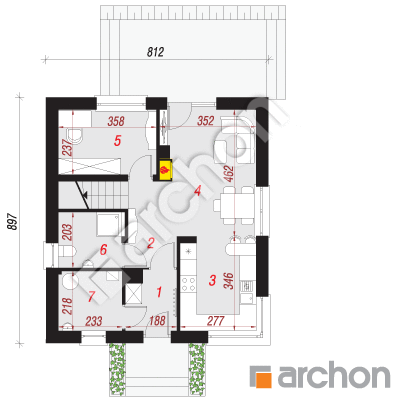 Dom w rododendronach 11 (N)