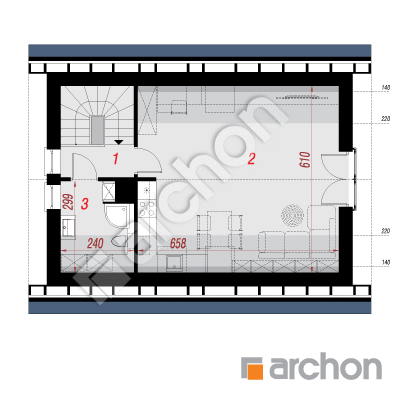 Garaż 2-stanowiskowy G26